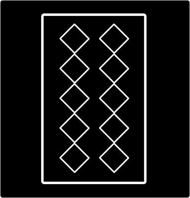 10 Diamond LED Grid + Boarder