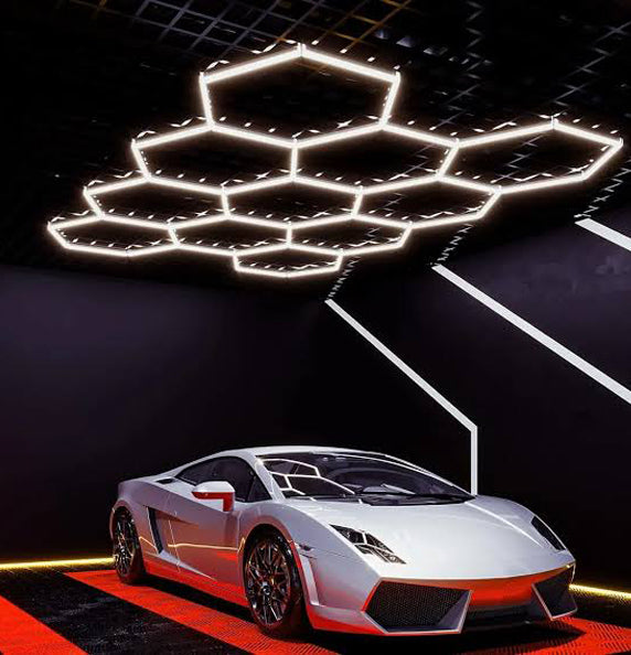 11 Hexagon LED Grid
