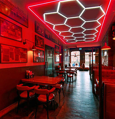 15 Hexagon LED Grid + Colour Boarder