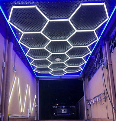 15 Hexagon LED Grid + Colour Boarder