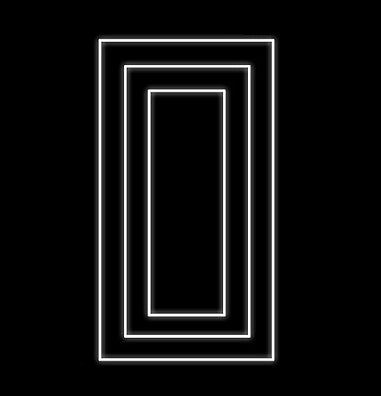 3 Large Rectangle LED Grid