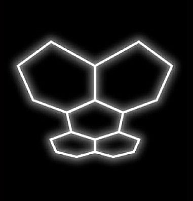 5 Hexagon LED Grid