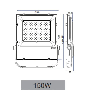 150w Slim Line LED Flood Light