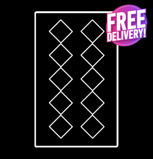 10 Diamond LED Grid + Boarder