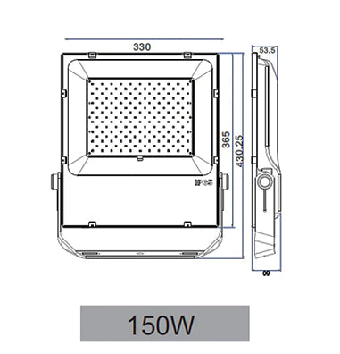 100w Slim Line LED Flood Light